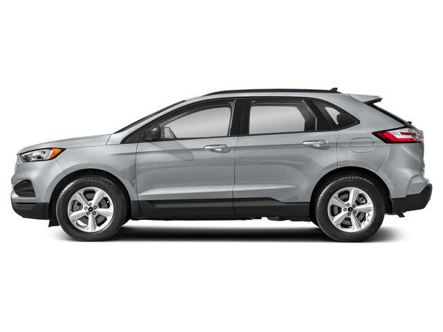 Side view of a silver 2024 Ford Edge