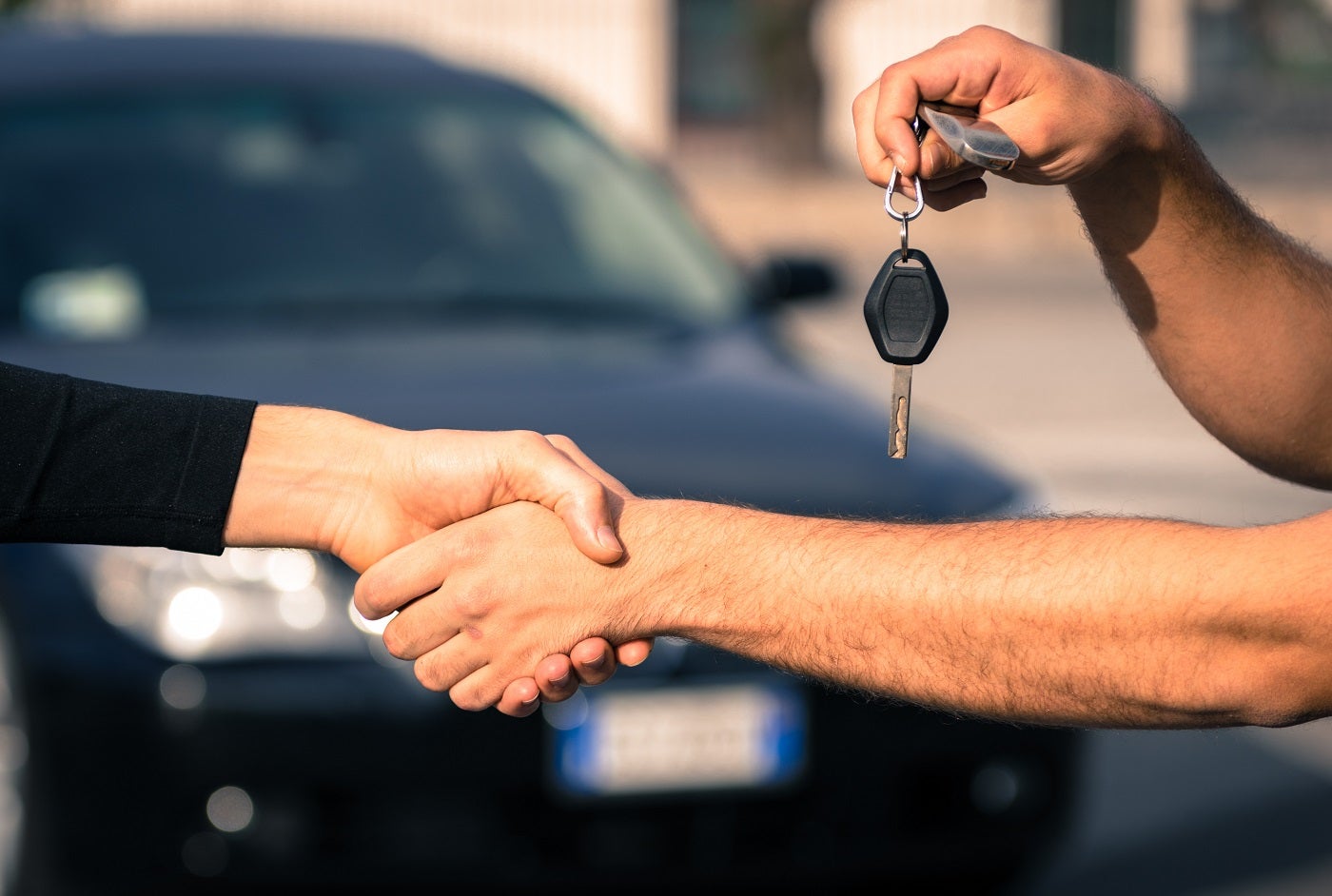 Exchanging Car Keys